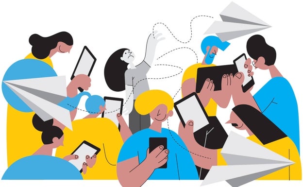 Preocupación por los hijos enganchados al móvil