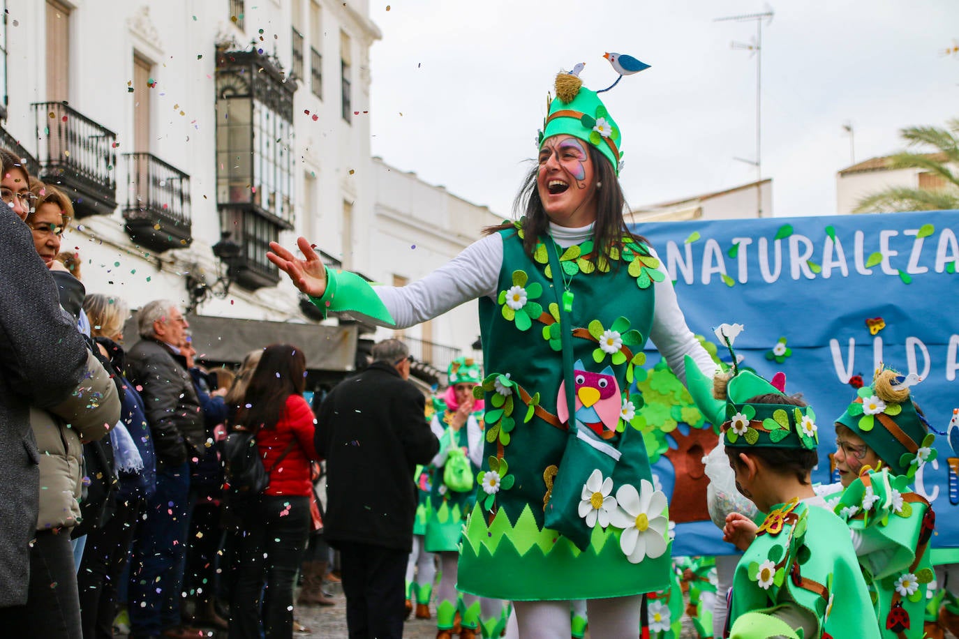 Arranca el Carnaval en Jerez de los Caballeros con el desfile de los centros educativos