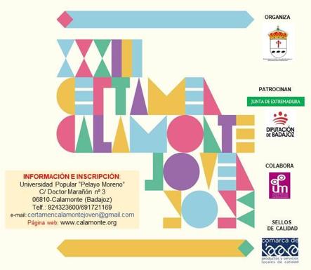 Publicadas las bases del XXXIII Certamen Calamonte Joven 2023