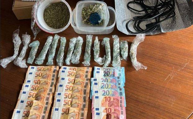 Dos arrestados en Mérida por amenazar y traficar con marihuana