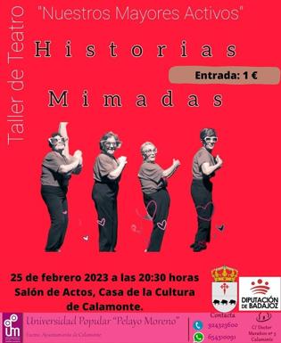 El Taller de Teatro 'Nuestros Mayores Activos' representa 'Historias Mimadas'