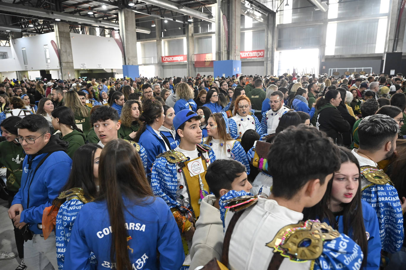 Ambiente en la gala de entrega de premios del Carnaval en Ifeba