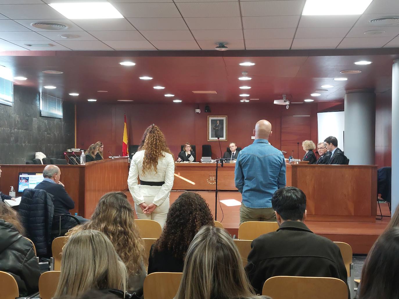 Primera sesión del juicio oral del robo de Atrio