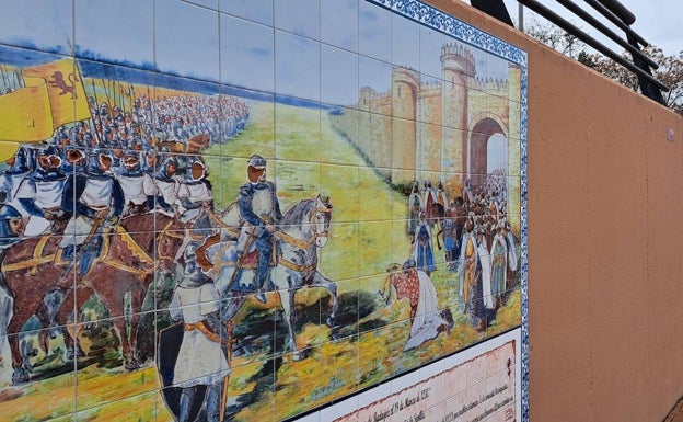 Atacan de nuevo las figuras cristianas en el mural de Alfonso IX de Badajoz