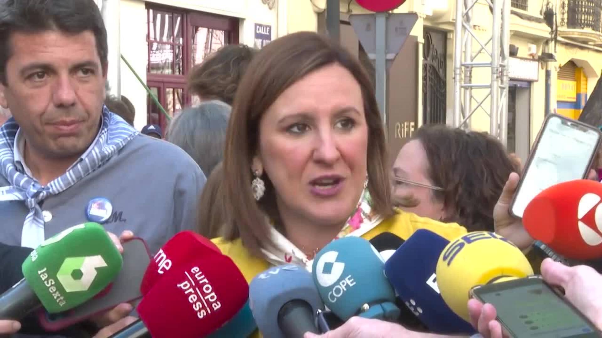 Candidata del PP a la alcaldía de Valencia promete "pronto" una 'mascletà' en Madrid