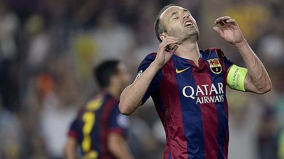 Iniesta se queda en casa y Vermaelen recae de su lesión