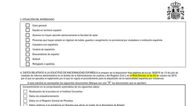 El Gobierno Ciega Todas Las Vias Para Pedir La Nacionalidad Con Un Reglamento Imaginario Hoy