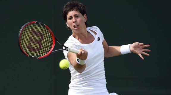 Carla Suárez, única superviviente española en Wimbledon