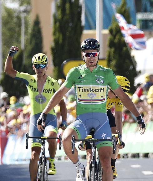 Sagan gana la etapa, Froome amplía diferencia con Quintana