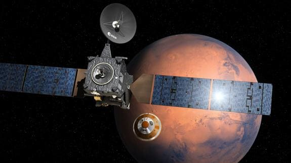 La sonda Schiaparelli ha tocado suelo en Marte pero «no emite señales»
