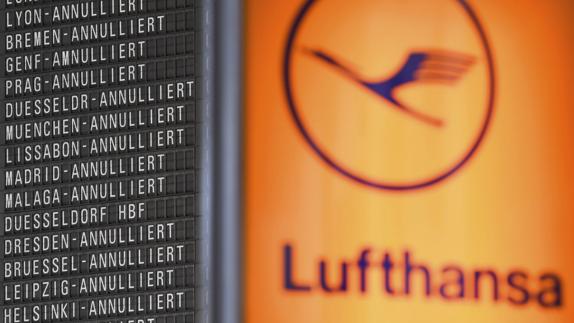 Los pilotos de Lufthansa prolongan la huelga hasta el viernes