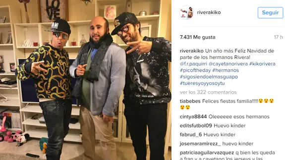 Kiko Rivera se reúne por Navidad con Francisco y Cayetano