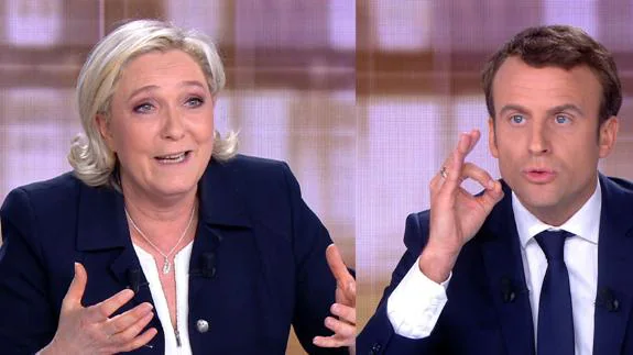 Macron cree necesario debatir con Le Pen «aunque uno se ensucie un poco»