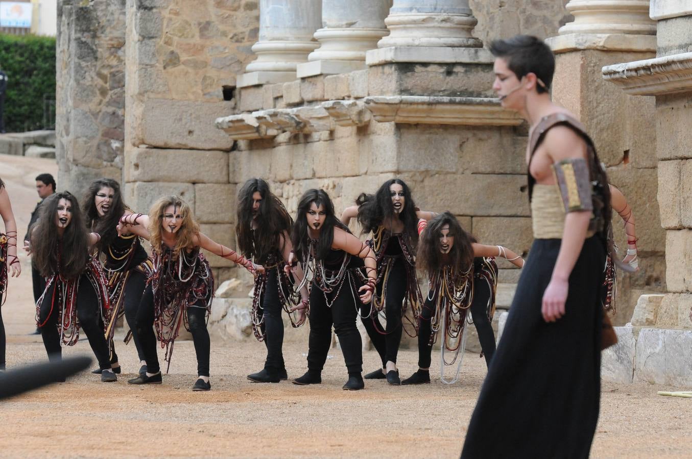 Los jóvenes toman el Teatro Romano de Mérida Hoy Los jóvenes toman el Teatro Romano de Mérida Hoy
