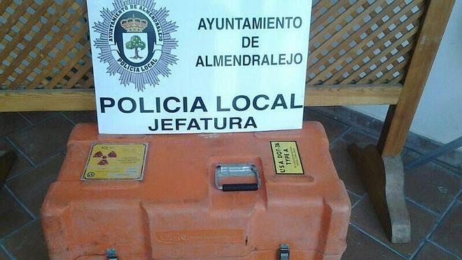 La Policía recupera el equipo radiactivo robado la semana pasada