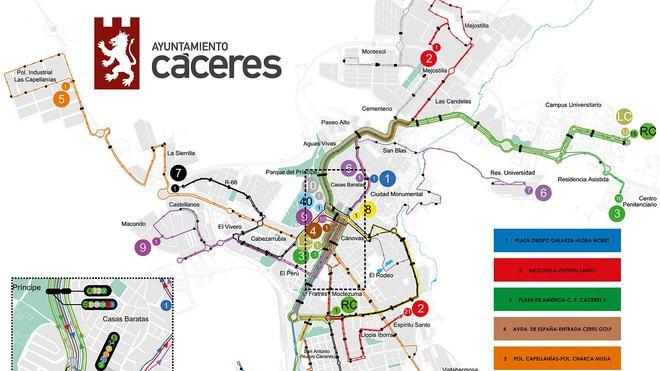 Los cambios en las líneas del bus se inician hoy con quejas en los barrios