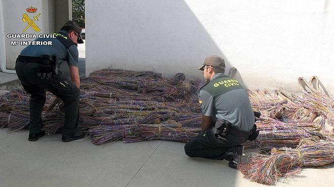 Desarticulada una organización dedicada al robo de cobre