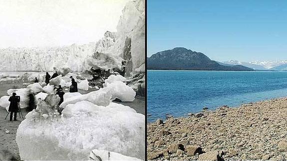 El antes y después de la naturaleza