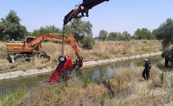 Hallan muerto en el canal de Lobón al anciano desaparecido el viernes