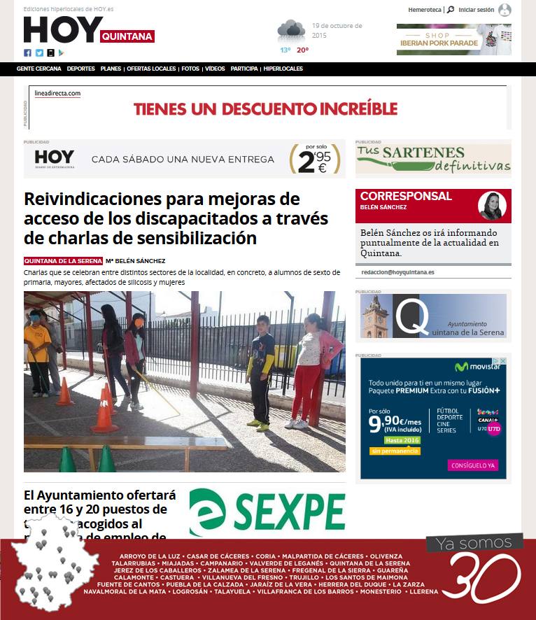 HOY Quintana renueva su web