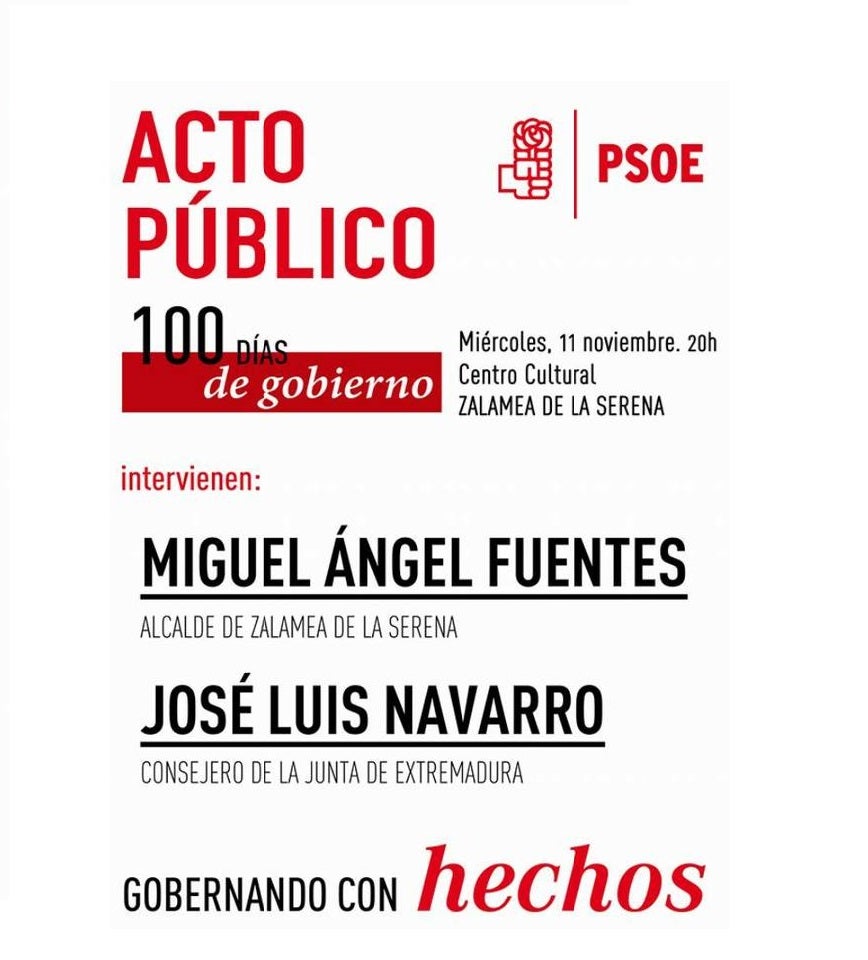 El PSOE presenta sus primeros 100 días de legislatura al frente del ayuntamiento ilipense