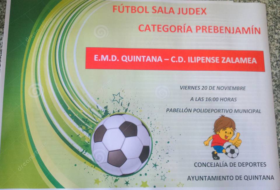 El equipo de fútbol sala de la Escuela Municipal de Deportes de Quintana se enfrentará este viernes al Ilipense Zalamea
