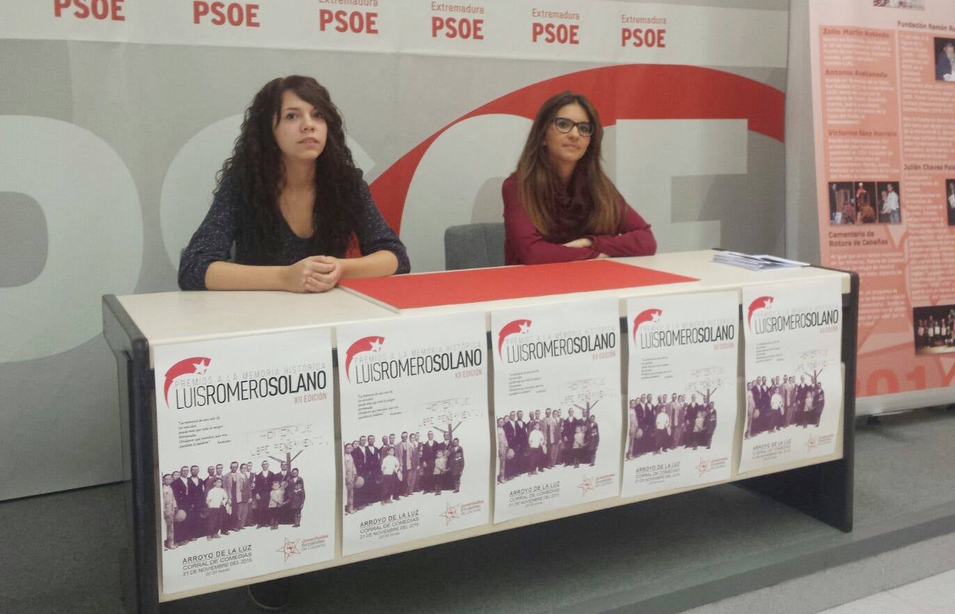 Juventudes Socialistas entrega hoy sus premios a la memoria histórica 'Luis Romero'