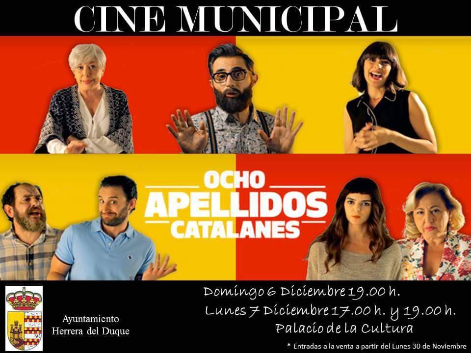 Tres sesiones para Ocho apellidos catalanes, 6 y 7 de diciembre en Herrera del Duque