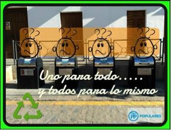 El PP solicita que se identifiquen los usos de los contenedores soterrados