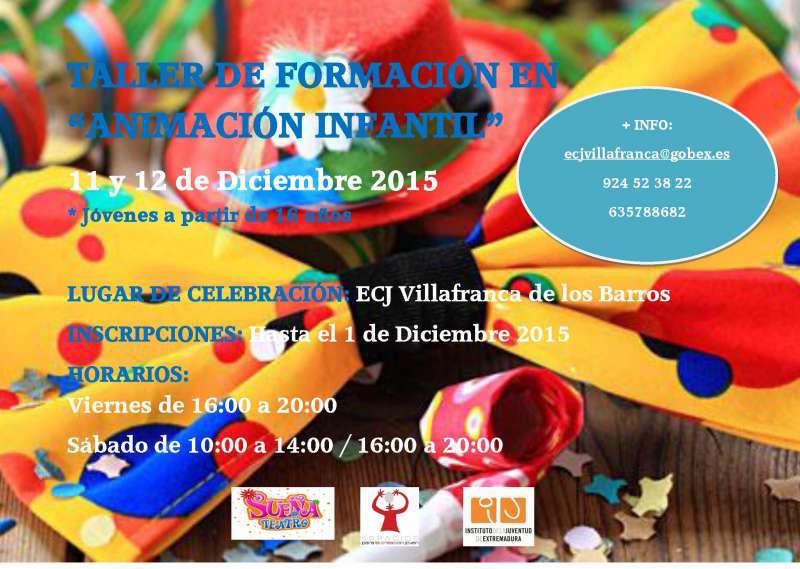 La Escuela de Creación Joven prepara actividades para el próximo fin de semana