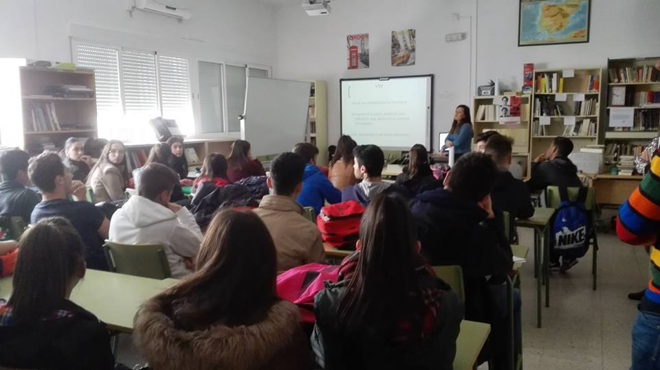 Los alumnos del IES Benazaire reciben una charla sobre prevención del VIHSIDA