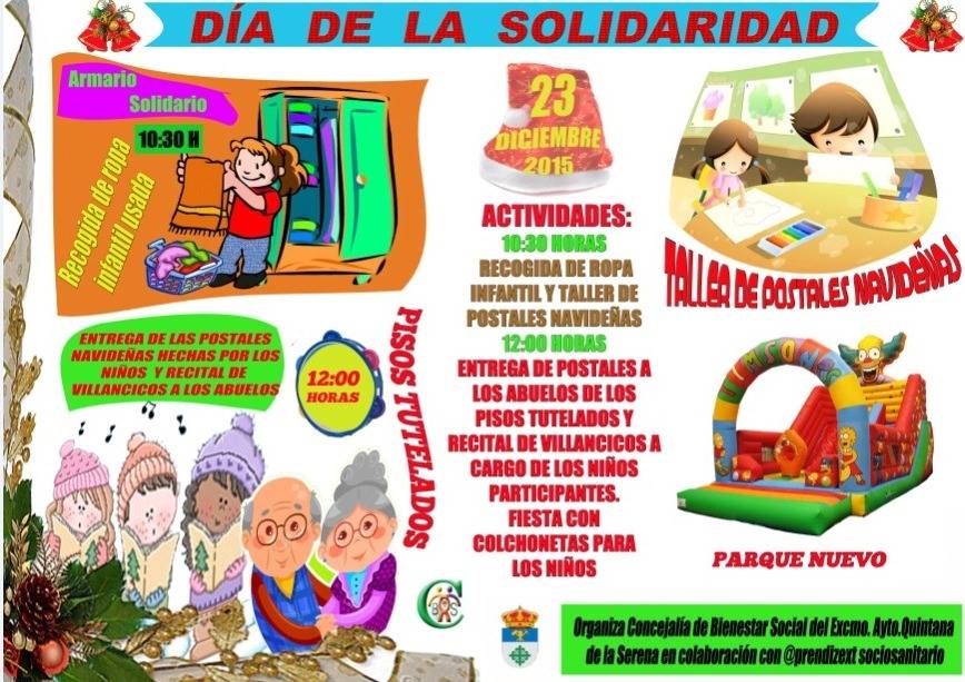 La localidad celebrará el 23 de diciembre el Día de la Solidaridad