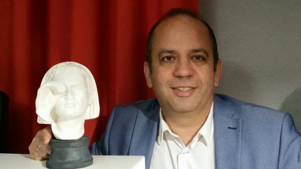 Santos Jorna recibe el premio Miradas 2015 del Festival de Cine Inédito de Mérida