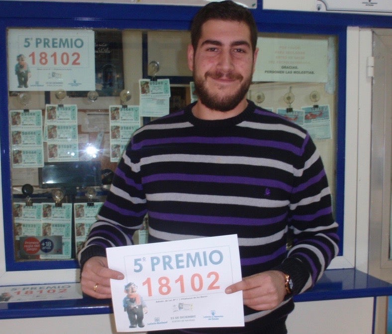 Un décimo del 5º Premio de la Lotería vendido en la Administración de Carranza