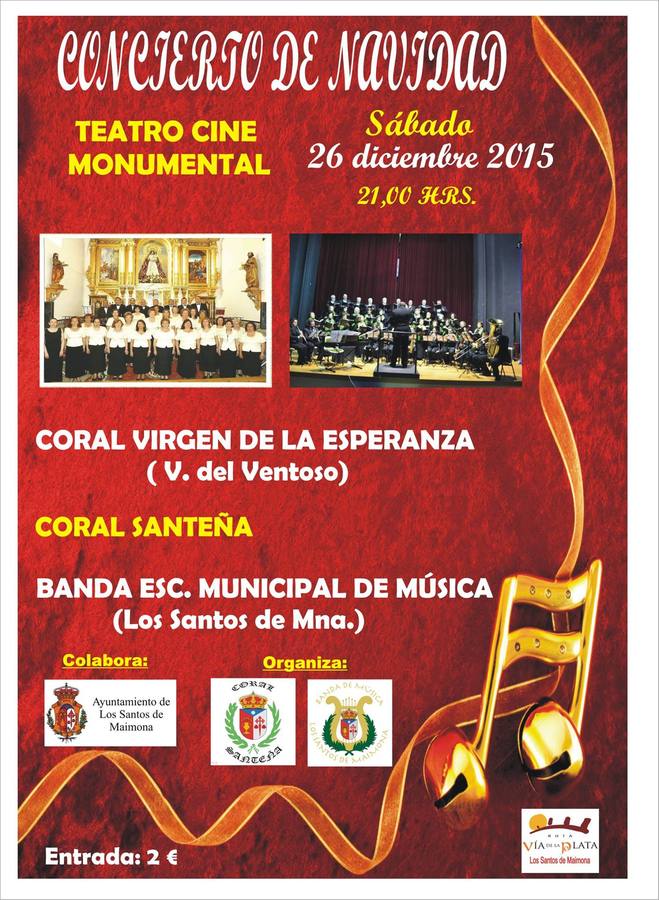 Esta noche se celebra el Concierto de Navidad