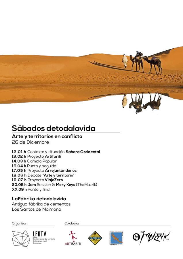 Hoy sábado en 'Lafabrika detodalavida', arte y territorios en conflicto.