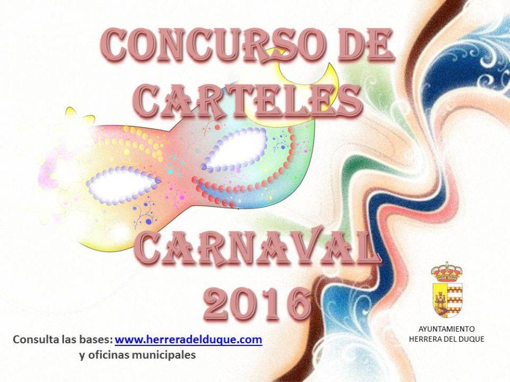 Últimos días para presentarse al concurso de carteles para anunciar el carnavales 2016