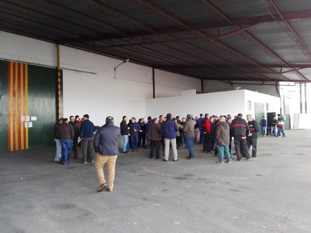 Los agricultores de la comarca se reunieron a mediado de mes en Puebla de la Calzada