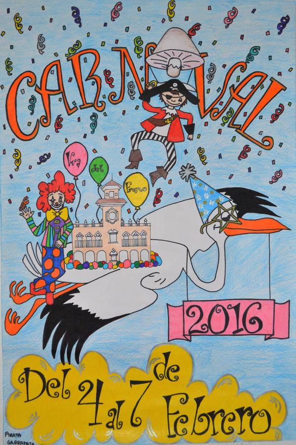 Ángela López Palos gana el concurso del cartel anunciador del Carnaval 2016