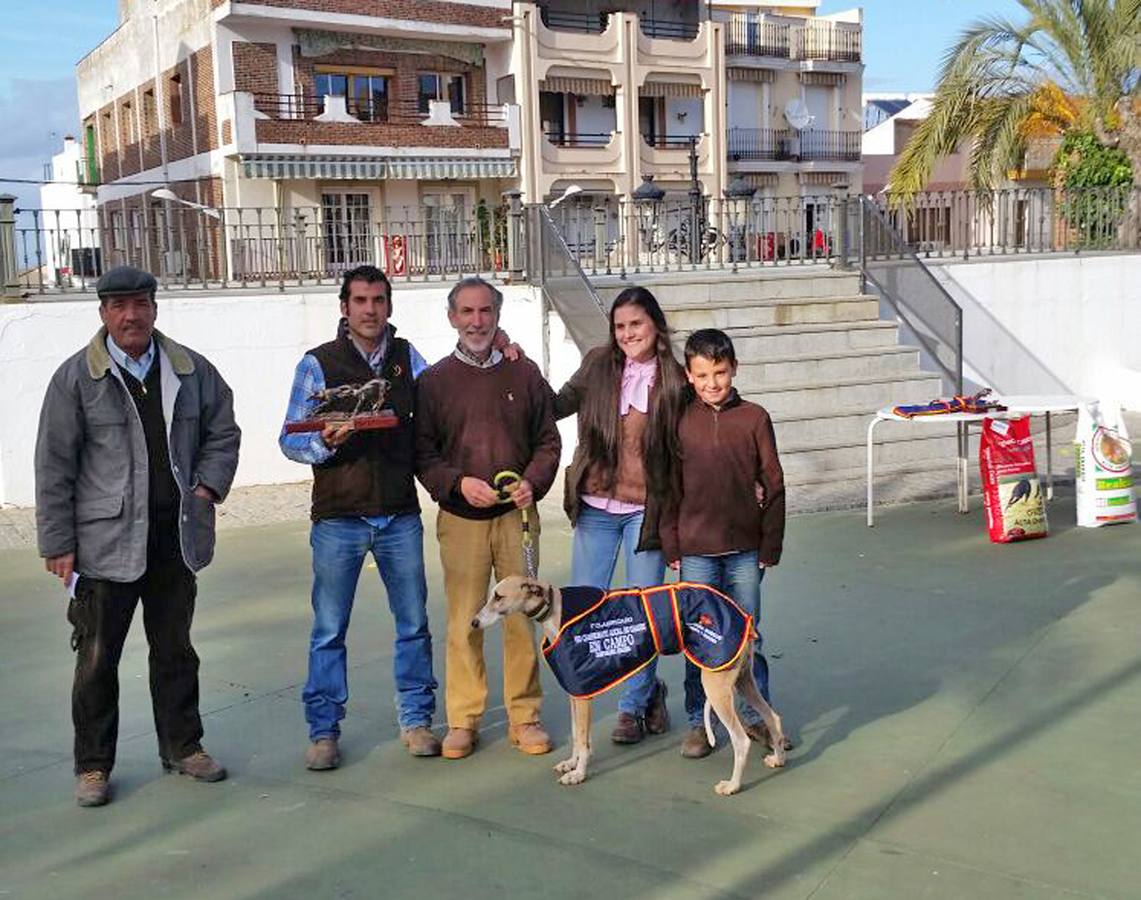 'Lara', vencedora en el Campeonato Local de Galgos en Campo