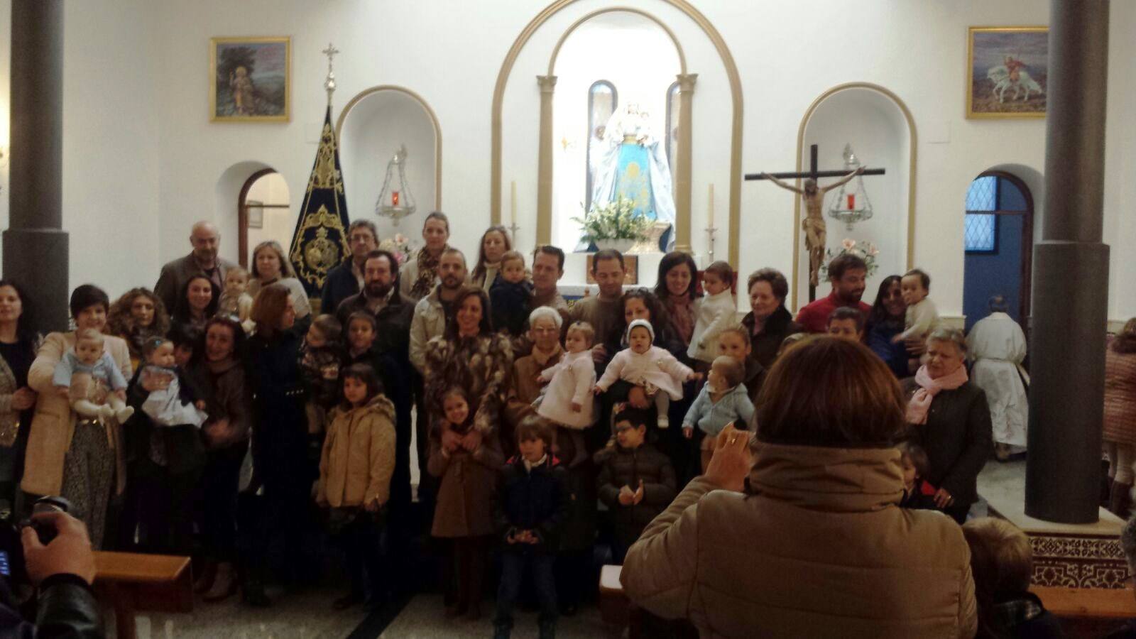 Una veintena de niños presentados ante la Virgen de Tentudía