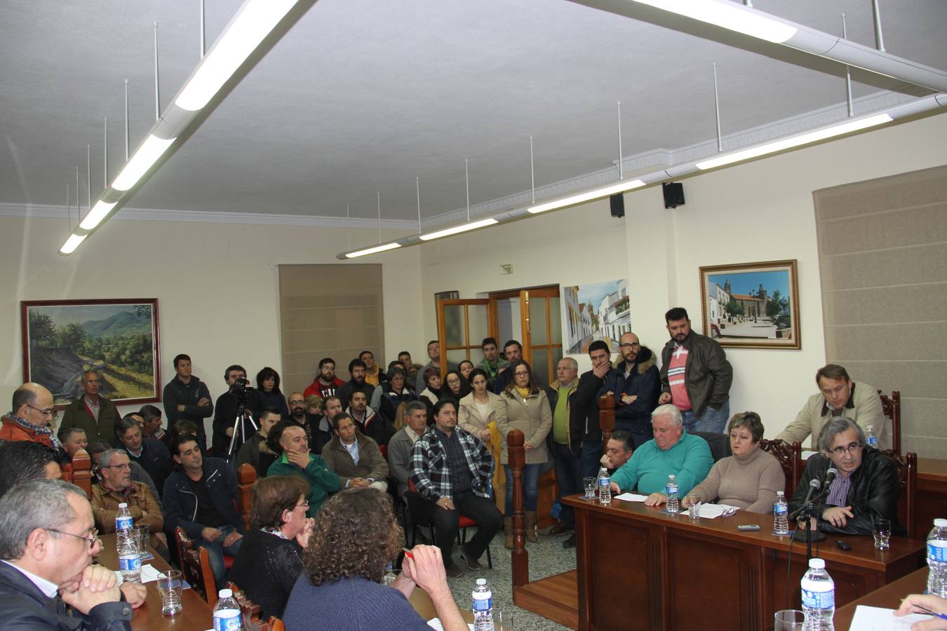 La Mancomunidad de Tentudía se suma a los actos de apoyo a favor de los trabajadores afectados por el cierre de la Mina de Aguablanca