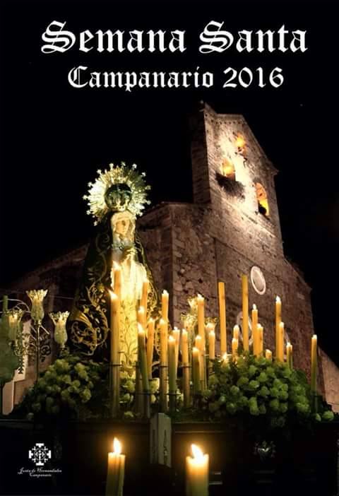 La Virgen de los Dolores ilustra el cartel anunciador de la Semana Santa