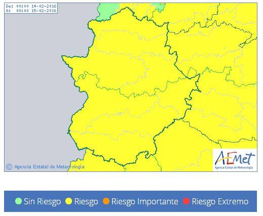 Toda la región estará en alerta el domingo por rachas de viento de hasta 80 km/h