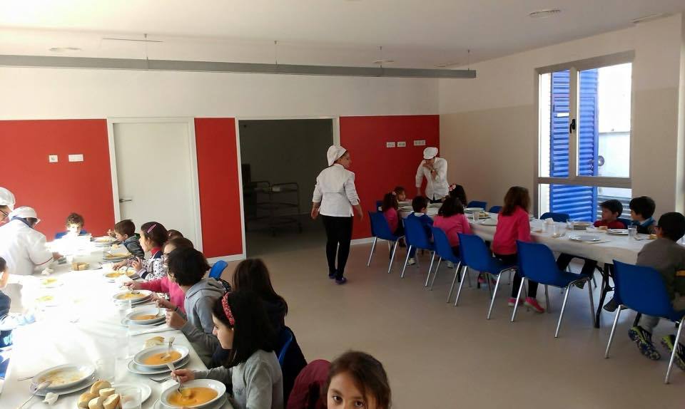 Comienza a funcionar el comedor escolar del colegio Fray Juan de Herrera
