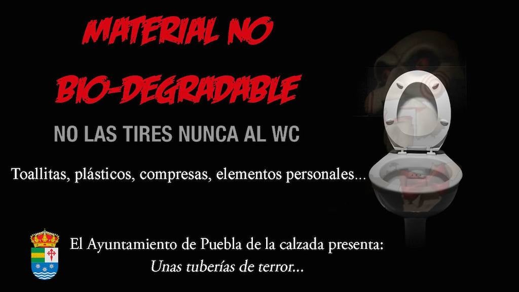 El Ayuntamiento lanza una campaña contra el mal uso del inodoro