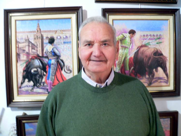 Antonio Lavado expone en Olivenza su colección de láminas sobre Curro Romero