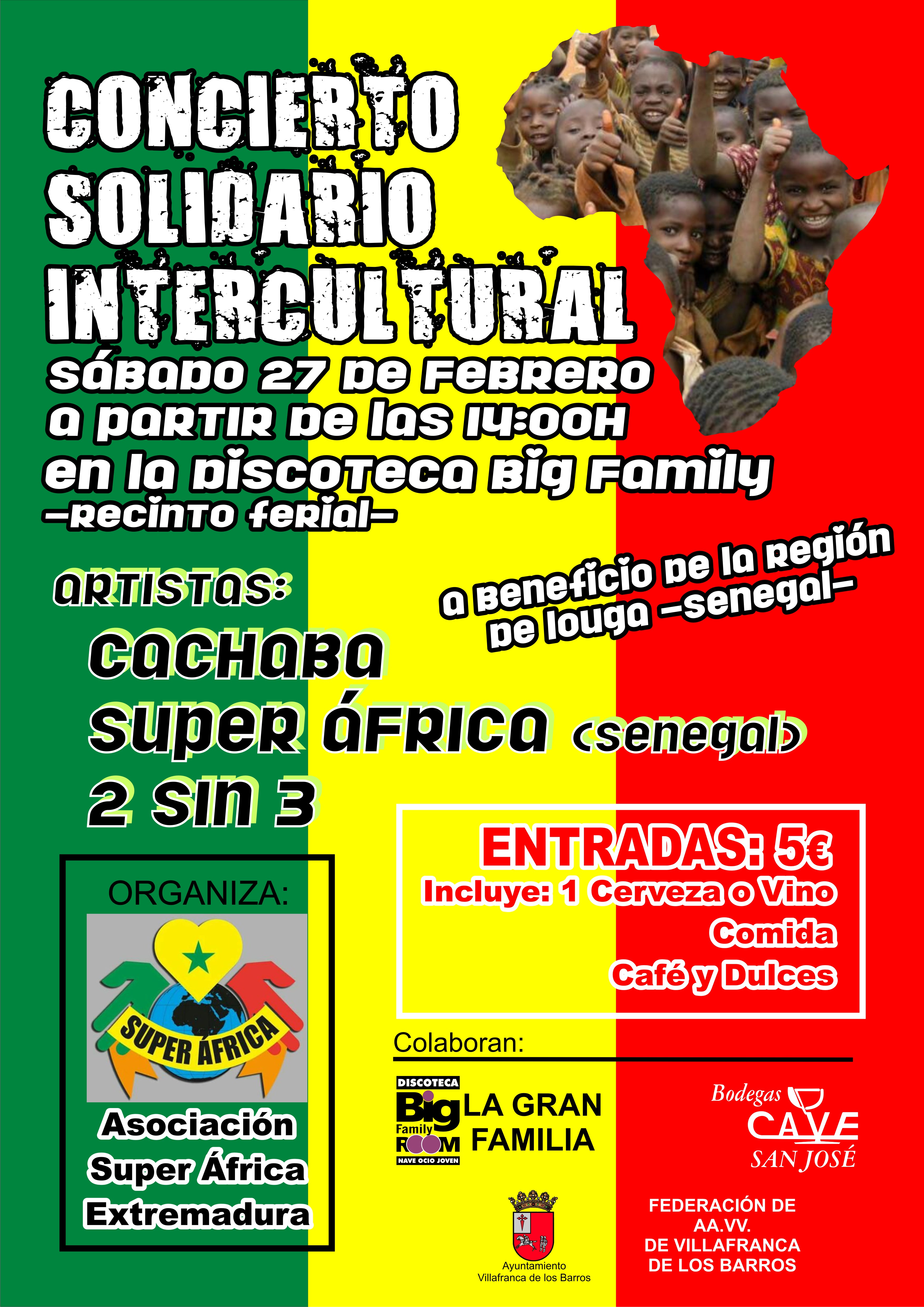 La ONG Super África prepara un concierto solidario intercultural con música española y africana