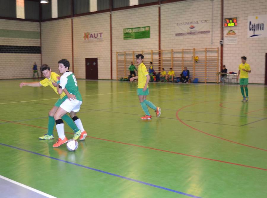 El ADC fútsal Villanueva cadetes arrasan 12-2 frente al Santa Marta