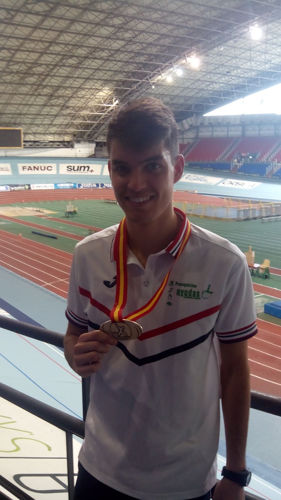 El CAPEX se viste de plata, gracias a Sergio Paniagua, subcampeón de España promesa en 1500 metros lisos